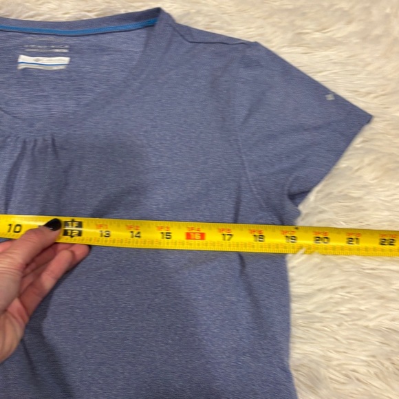 COLUMBIA Womens Omni-Wick Short Sleeve T-Shirt Top Blue Size XL - Picture 3 of 10